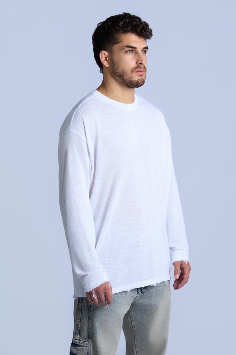 טישרט סלאב פשתן ארוך W26