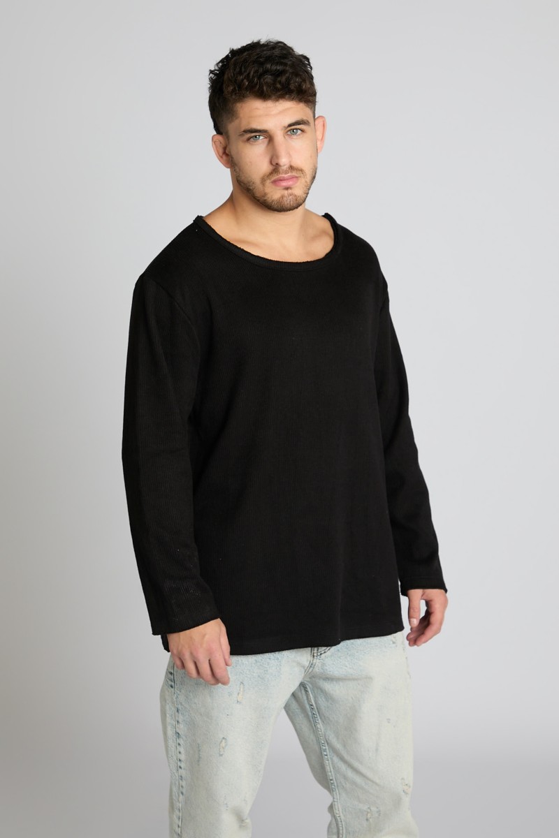 סריג צווארון פתוח W26