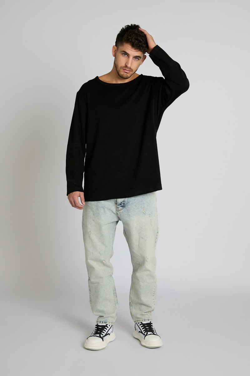 סריג צווארון פתוח W26